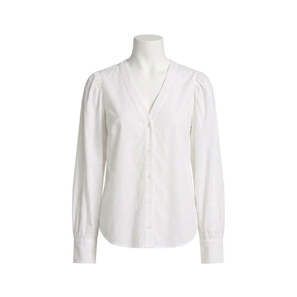 NEW FIFTEEN TWENTY long sleeve button-up shirt in off white